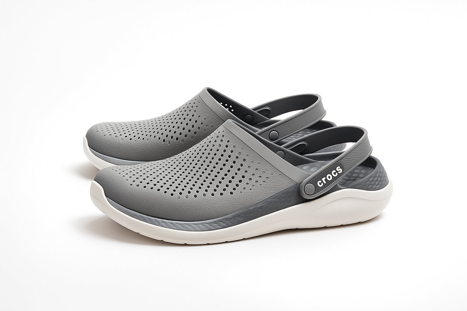 Crocs LiteRide 360 Clog – Slate Grey / White